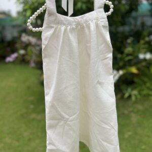 White linen Dress